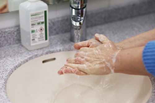 washing your hands